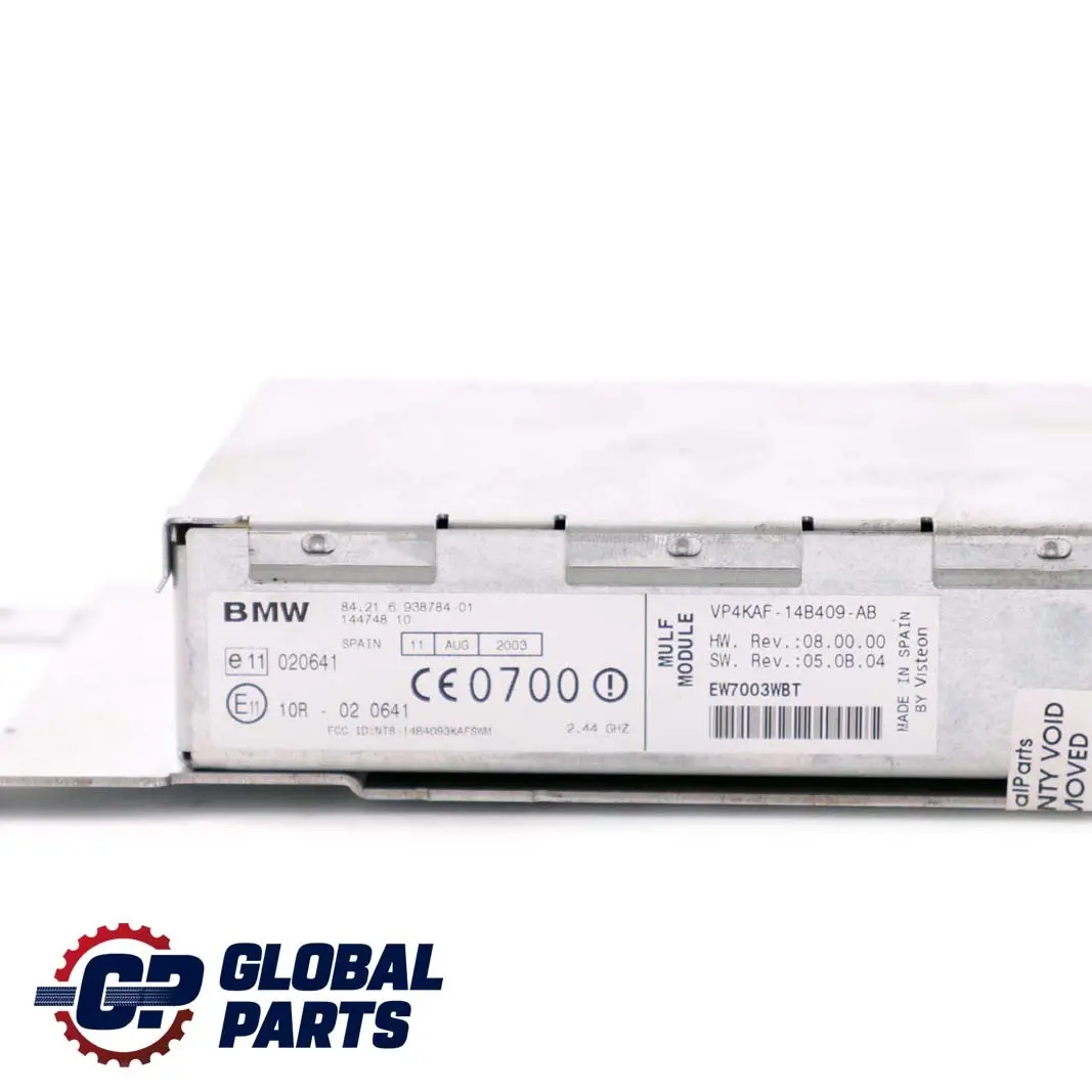 Ladefreisprechelektronik MULF 8421 für BMW 5 er E60 mit Teilenummer 6938784 BMW 5 er E60 Ladefreisprechelektronik MULF 8421 - SKU 6938784 - Teilenummer 6938784