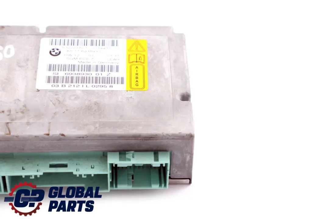 Airbag ECU Control Unit Gateway Module to BMW 5 Series E60 E61 with Part number 6938930 BMW 5 Series E60 E61 Airbag ECU Control Unit Gateway Module - SKU 6938930 - Part number 6938930