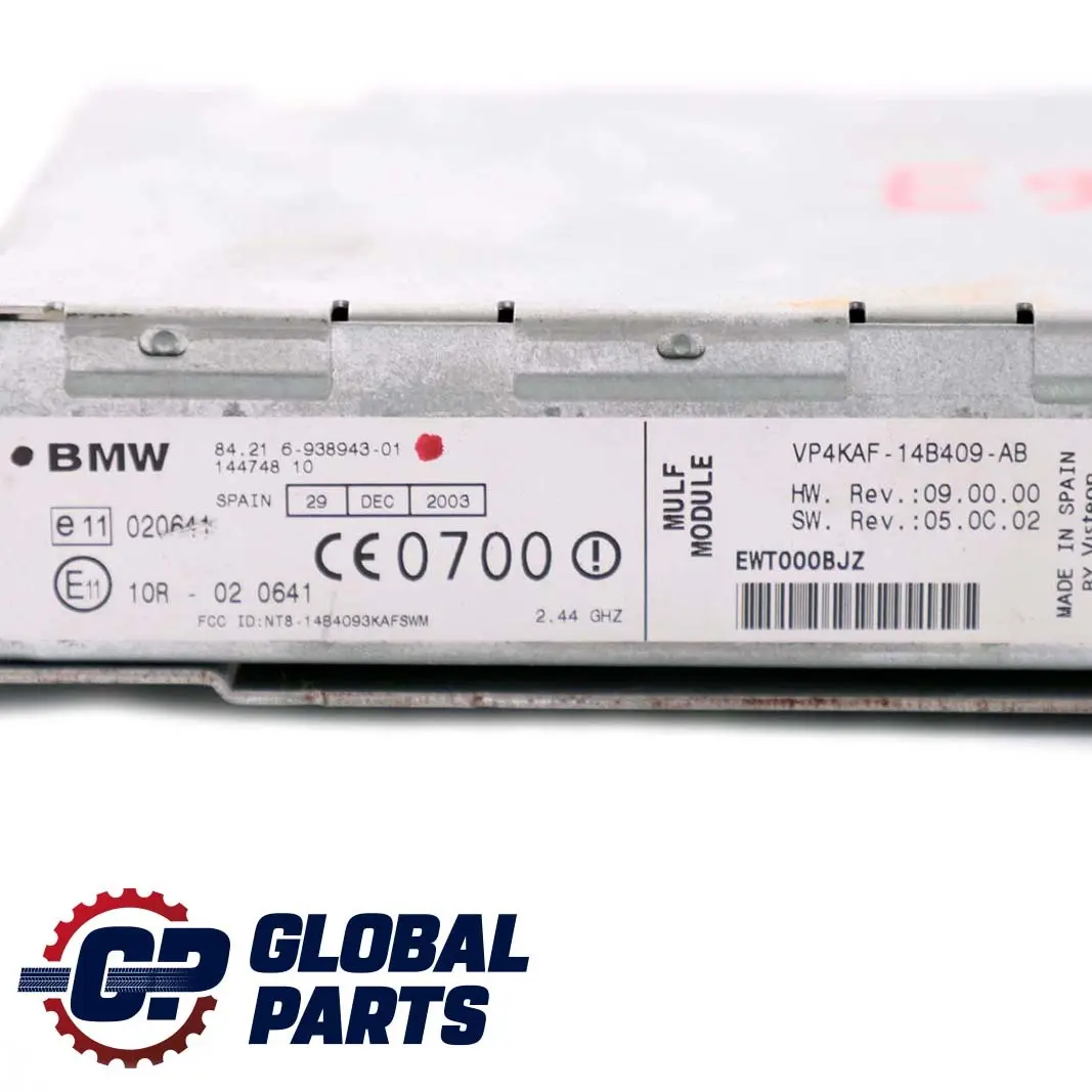 BMW E81 E87 E90 Modulo De carga manos libres MULF - SKU 6938943 - Número de pieza 6938943