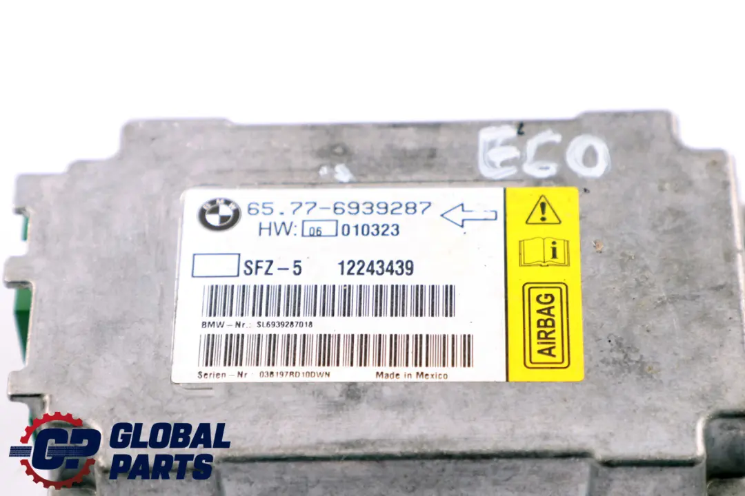 Module D'Air ECU Unité Commande Capteur Central Véhicule pour BMW E60 E61 E63 à propos du numéro de pièce 6939287 BMW E60 E61 E63 Module D'Air ECU Unité Commande Capteur Central Véhicule - SKU 6939287 - Numéro de pièce 6939287