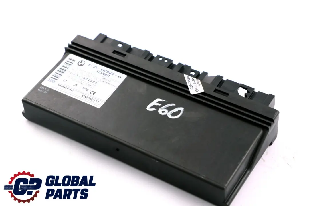 Body Module ECU Control Unit to BMW 5 6 Series E60 E63 E64 with Part number 9176069 BMW 5 6 Series E60 E63 E64 Body Module ECU Control Unit - SKU 6939400 - Part number 9176069