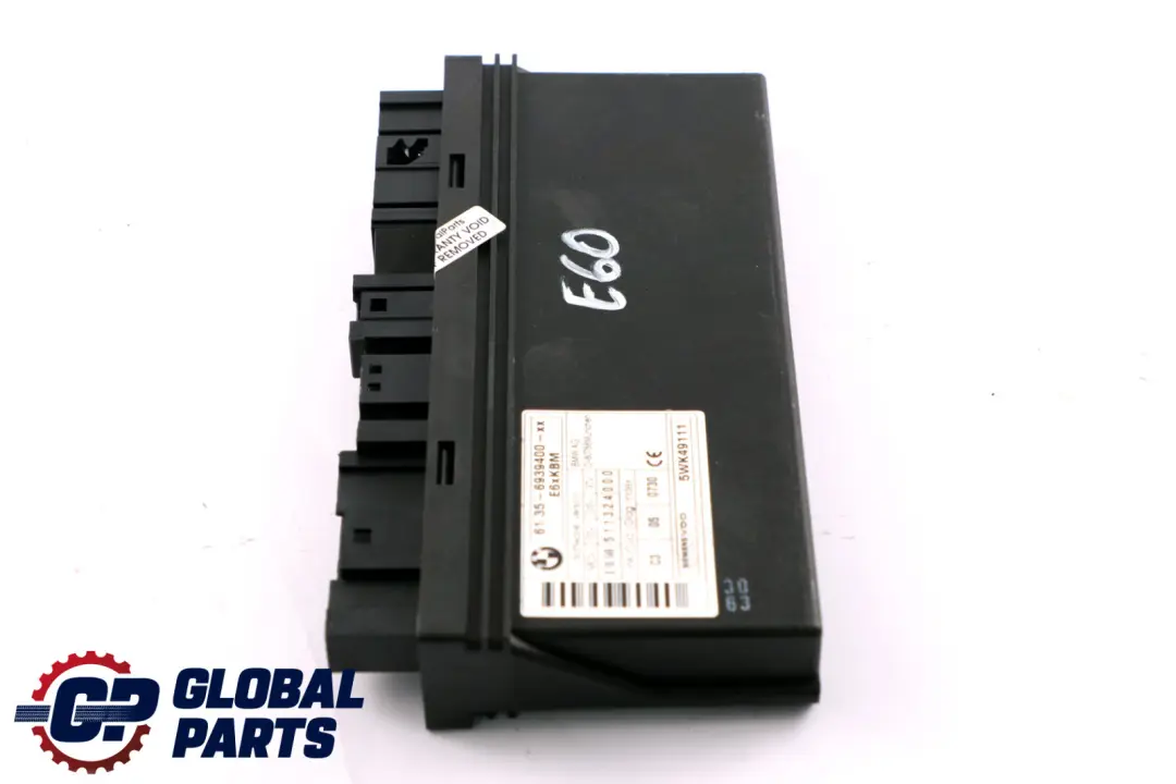 Karosseriemodul Steuergerät ECU für BMW 5 6 er E60 E63 E64 mit Teilenummer 9176069 BMW 5 6 er E60 E63 E64 Karosseriemodul Steuergerät ECU - SKU 6939400 - Teilenummer 9176069