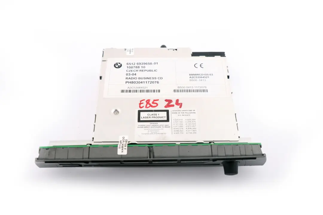 Radio Business CD Player 6512 to BMW X3 Z4 Series E83 E85 E86 with Part number 9205278 BMW X3 Z4 Series E83 E85 E86 Radio Business CD Player 6512 - SKU 6939658 - Part number 9205278