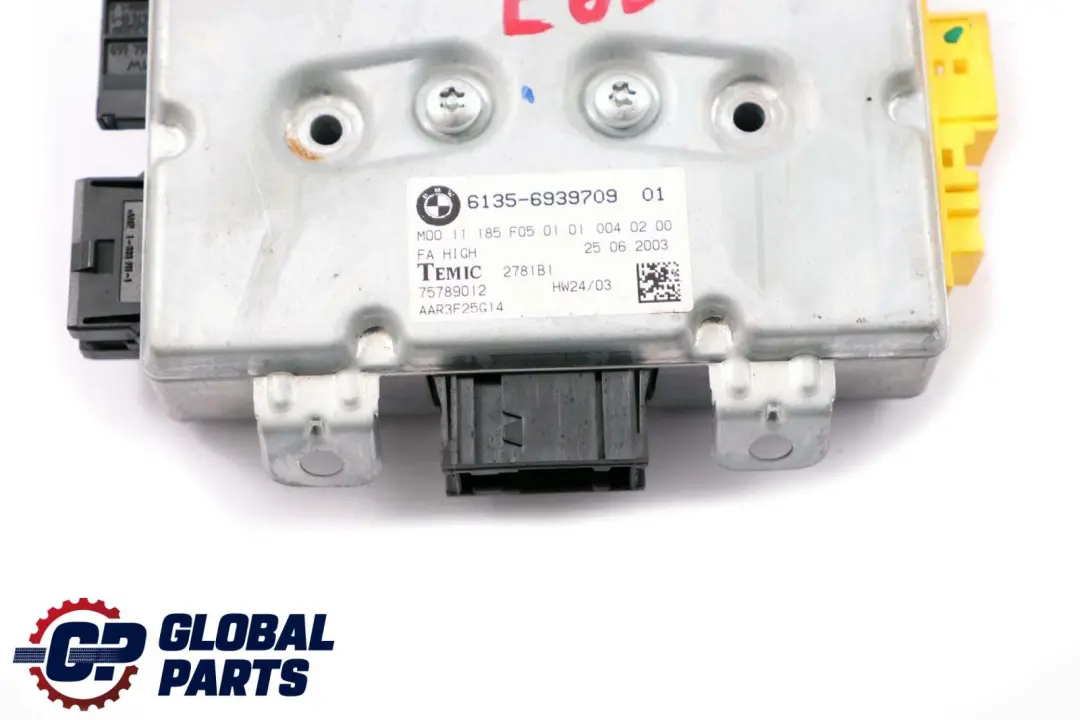 Driver Side Door Airbag Control Unit Module to BMW 5 6 Series E60 E61 E63 with Part number 9110845 BMW 5 6 Series E60 E61 E63 Driver Side Door Airbag Control Unit Module - SKU 6939709 - Part number 9110845