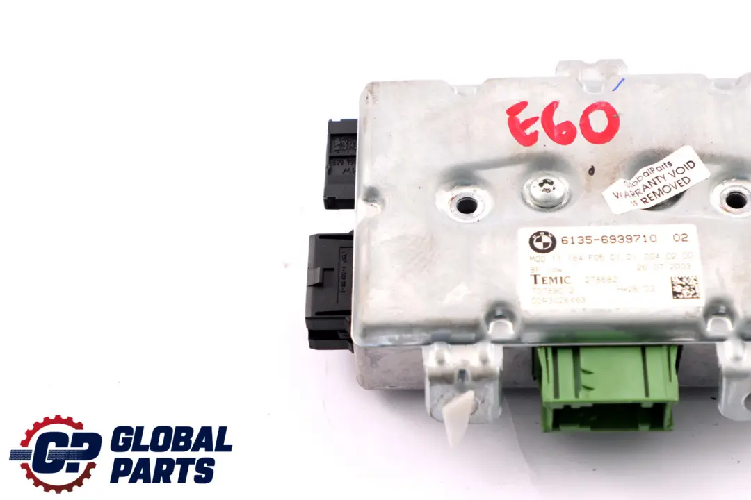 BMW 5 6 Series E60 E61 E63 E64 Passenger Door Airbag Control Module N/S - SKU 6939710 - Part number 6939710