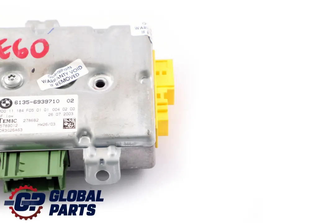 BMW 5 6 Series E60 E61 E63 E64 Passenger Door Airbag Control Module N/S - SKU 6939710 - Part number 6939710