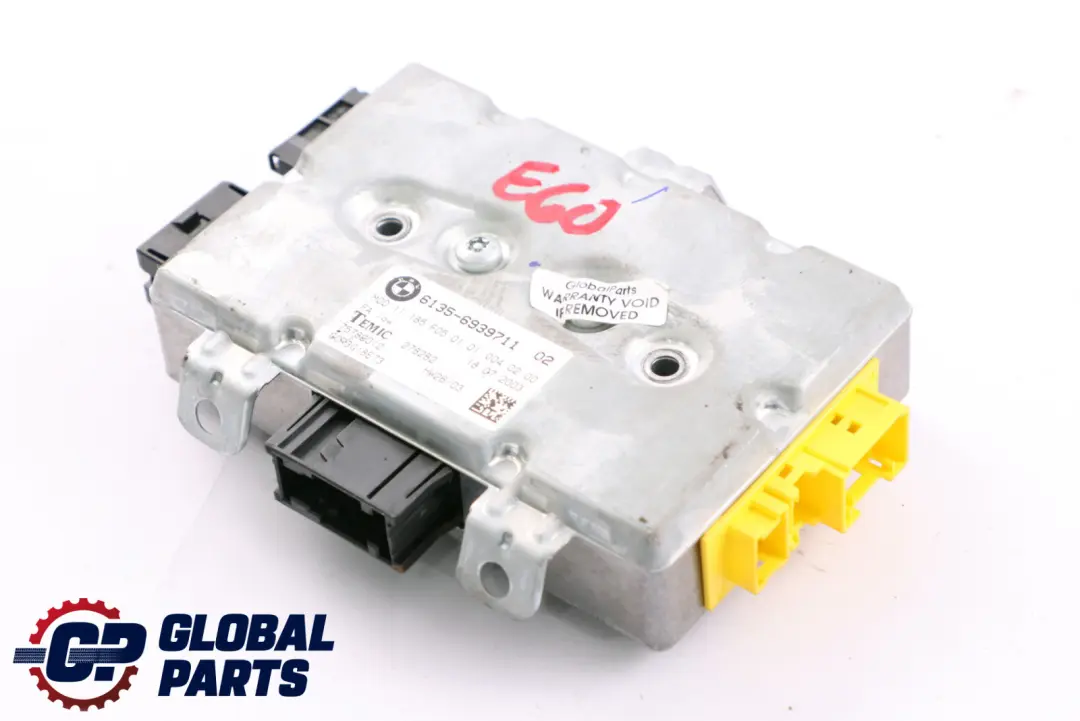 Driver's Side Door Airbag Control Unit Module to BMW 5 6 Series E60 E61 E63 with Part number 6939711 BMW 5 6 Series E60 E61 E63 Driver's Side Door Airbag Control Unit Module - SKU 6939711 - Part number 6939711