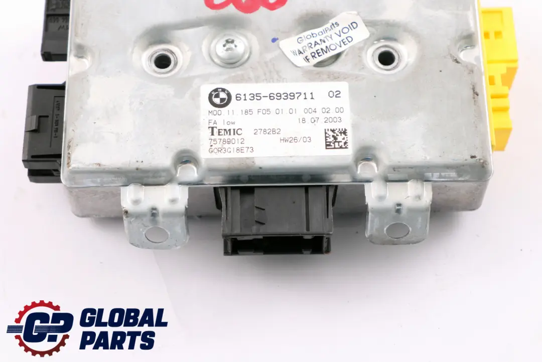 BMW 5 6 Series E60 E61 E63 Driver's Side Door Airbag Control Unit Module - SKU 6939711 - Part number 6939711