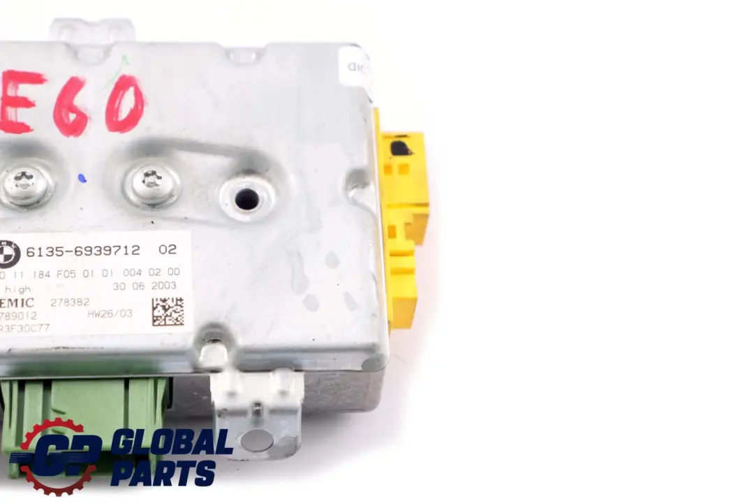 Modulo controllo airbag porta lato passeggero per BMW E60 E61 E63 con numero di parte 6976154 BMW E60 E61 E63 Modulo controllo airbag porta lato passeggero - SKU 6939712 - Numero di parte 6976154