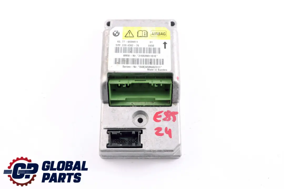 Informations sur la sécurité Module d'air pour BMW E85 Roadster Cabrio à propos du numéro de pièce 6939811 BMW E85 Roadster Cabrio Informations sur la sécurité Module d'air - SKU 6939811 - Numéro de pièce 6939811