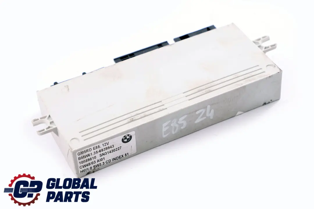 Body Control Unit Module GM5 Star12 Delphi to BMW Z4 Series E85 E86 with Part number 6939943 BMW Z4 Series E85 E86 Body Control Unit Module GM5 Star12 Delphi - SKU 6939943 - Part number 6939943