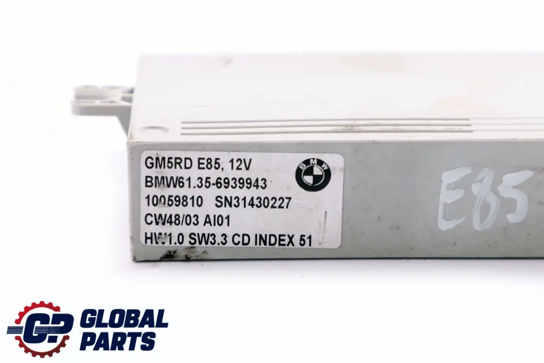 Grundmodul Karosserie-Steuereinheit GM5 Star12 Delphi für BMW Z4 er E85 E86 mit Teilenummer 6939943 BMW Z4 er E85 E86 Grundmodul Karosserie-Steuereinheit GM5 Star12 Delphi - SKU 6939943 - Teilenummer 6939943