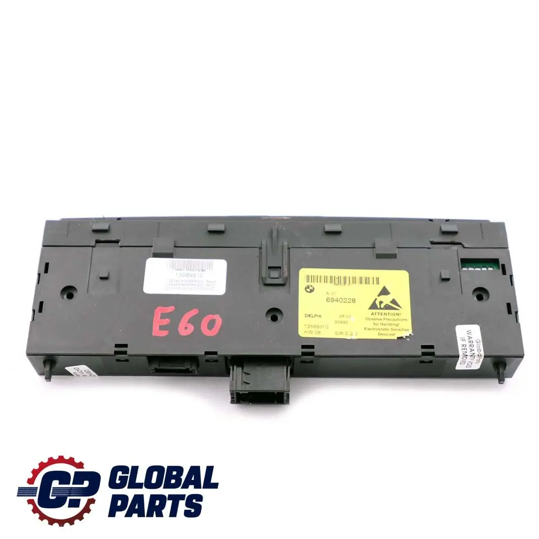 BMW Serie 5 E60 E61 Console Centrale DSC PDC Interruttore Centro Cluster - SKU 6940228 - Numero di parte 6940228