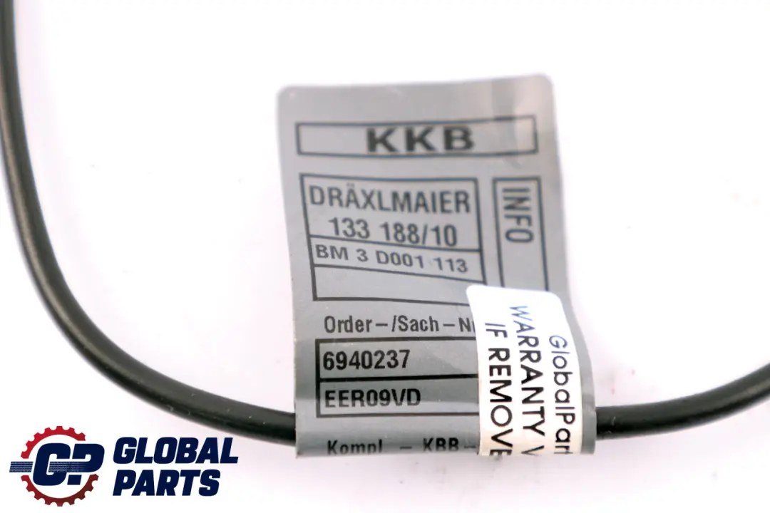 Przewód Kabel AUX Gniazdo 375MM do BMW E90 E91 E92 E93 o numerze 6940237 BMW E90 E91 E92 E93 Przewód Kabel AUX Gniazdo 375MM - SKU 6940237 - Numer Części 6940237