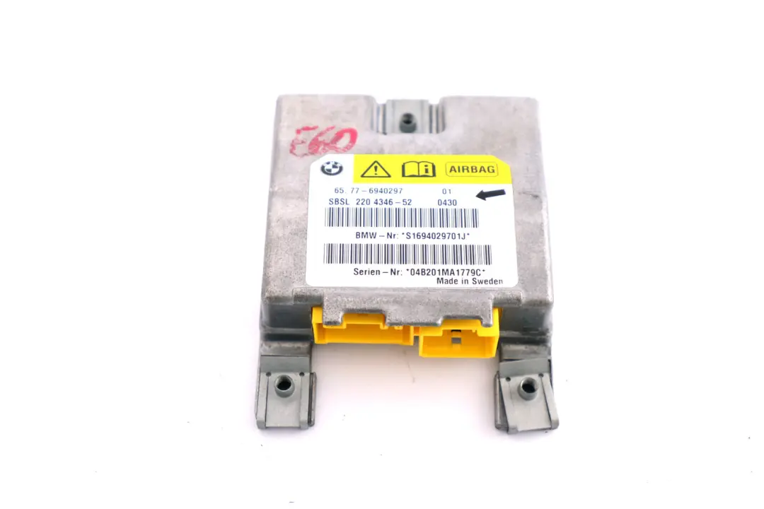 BMW E60 E61 E63 B-Säule Air Module Steuergerät Sensor Links - SKU 6940297 - Teilenummer 6953007