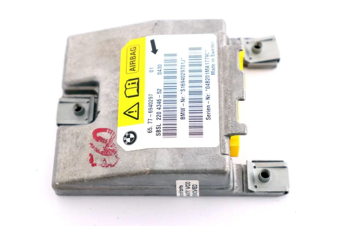 BMW E60 E61 E63 B-pillar Air Module Control Unit Sensor Left N/S - SKU 6940297 - Part number 6953007