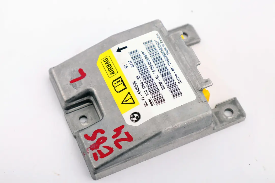 BMW E64 E85 Sensor Pilar B Módulo De Aire Unidad Izquierda - SKU 6940299 - Número de pieza 6940299