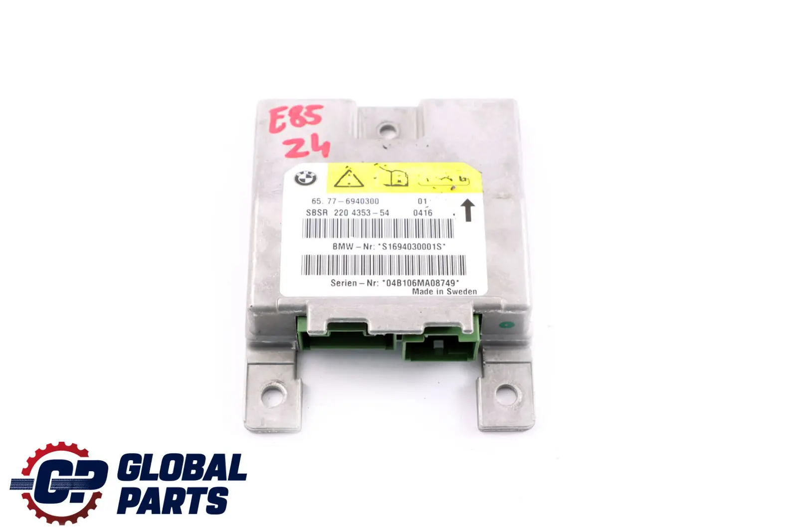 BMW E64 E85 Capteur du module d'air du pilier B droit 6940300