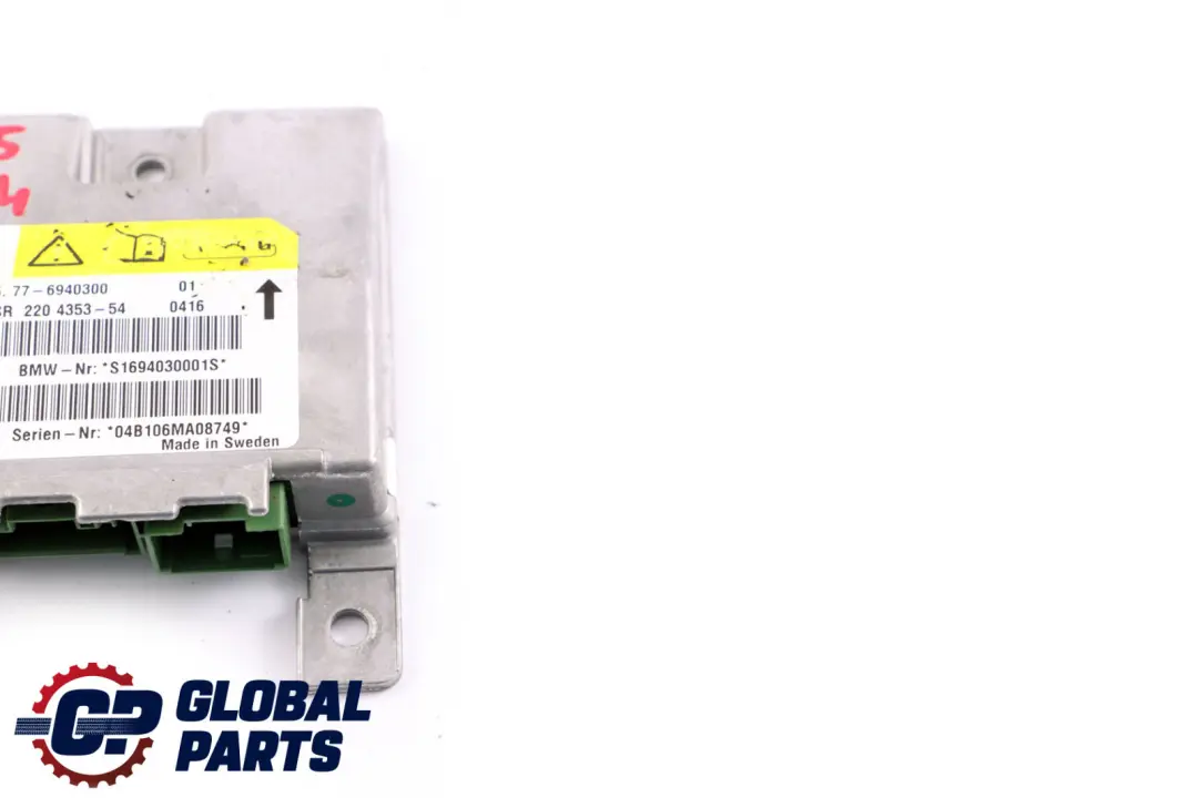 Sensor Pilar B Airbag Derecho para BMW Serie 6 Z4 E64 E85 con número de pieza 6962888 BMW Serie 6 Z4 E64 E85 Sensor Pilar B Airbag Derecho - SKU 6940300 - Número de pieza 6962888