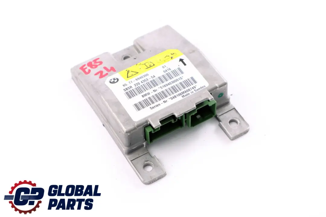 BMW serii 6 Z4 E64 E85 Moduł Sensor Poduszki Powietrznej Prawy - SKU 6940300 - Numer Części 6962888