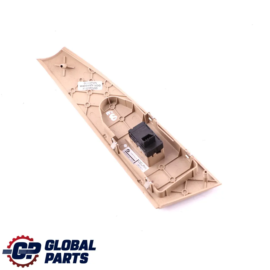 Switch Window Lifter Passenger's Side Beige to BMW 5 Series E60 E61 with Part number 6940314 BMW 5 Series E60 E61 Switch Window Lifter Passenger's Side Beige - SKU 6940314 - Part number 6940314