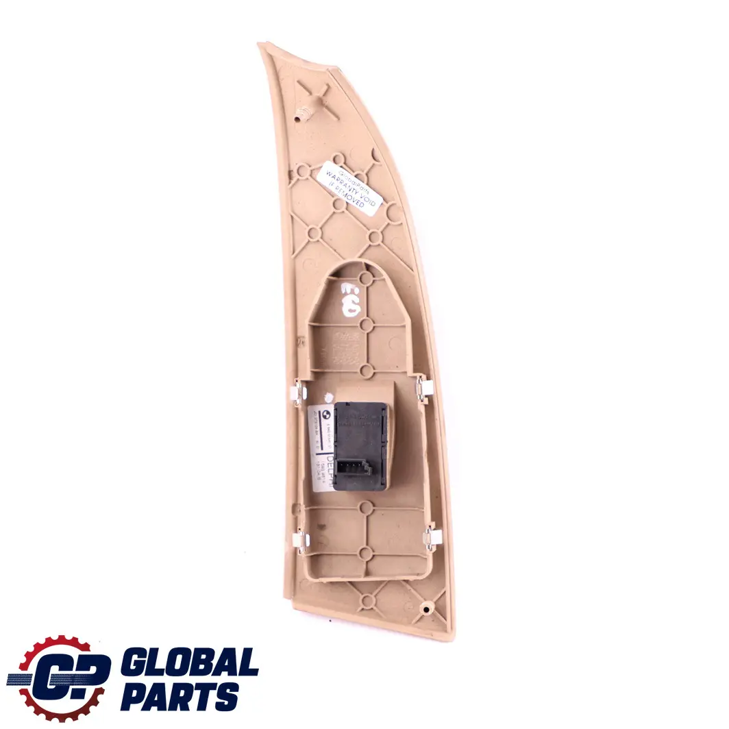 Switch Window Lifter Passenger's Side Beige to BMW 5 Series E60 E61 with Part number 6940314 BMW 5 Series E60 E61 Switch Window Lifter Passenger's Side Beige - SKU 6940314 - Part number 6940314