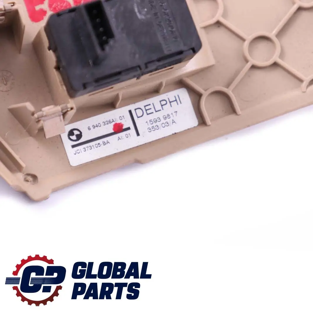 Right Switch Window Lifter O/S Beige to BMW 5 Series E60 E61 Rear with Part number 6940326 BMW 5 Series E60 E61 Rear Right Switch Window Lifter O/S Beige - SKU 6940326 - Part number 6940326