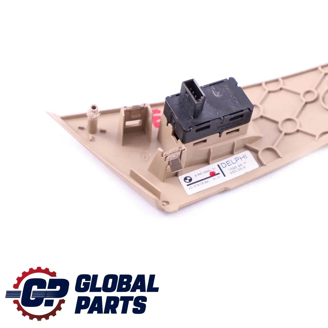 Right Switch Window Lifter O/S Beige to BMW 5 Series E60 E61 Rear with Part number 6940326 BMW 5 Series E60 E61 Rear Right Switch Window Lifter O/S Beige - SKU 6940326 - Part number 6940326
