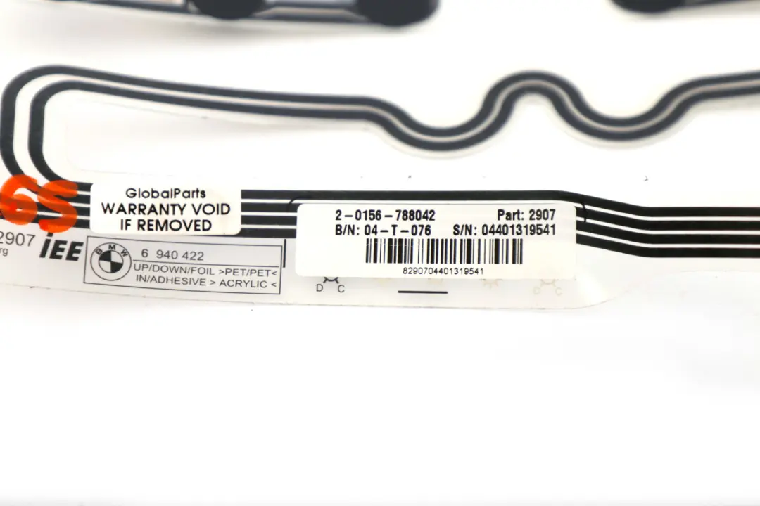 Mata Zajętości Fotela do BMW E60 E61 o numerze 6940422 BMW E60 E61 Mata Zajętości Fotela - SKU 6940422 - Numer Części 6940422