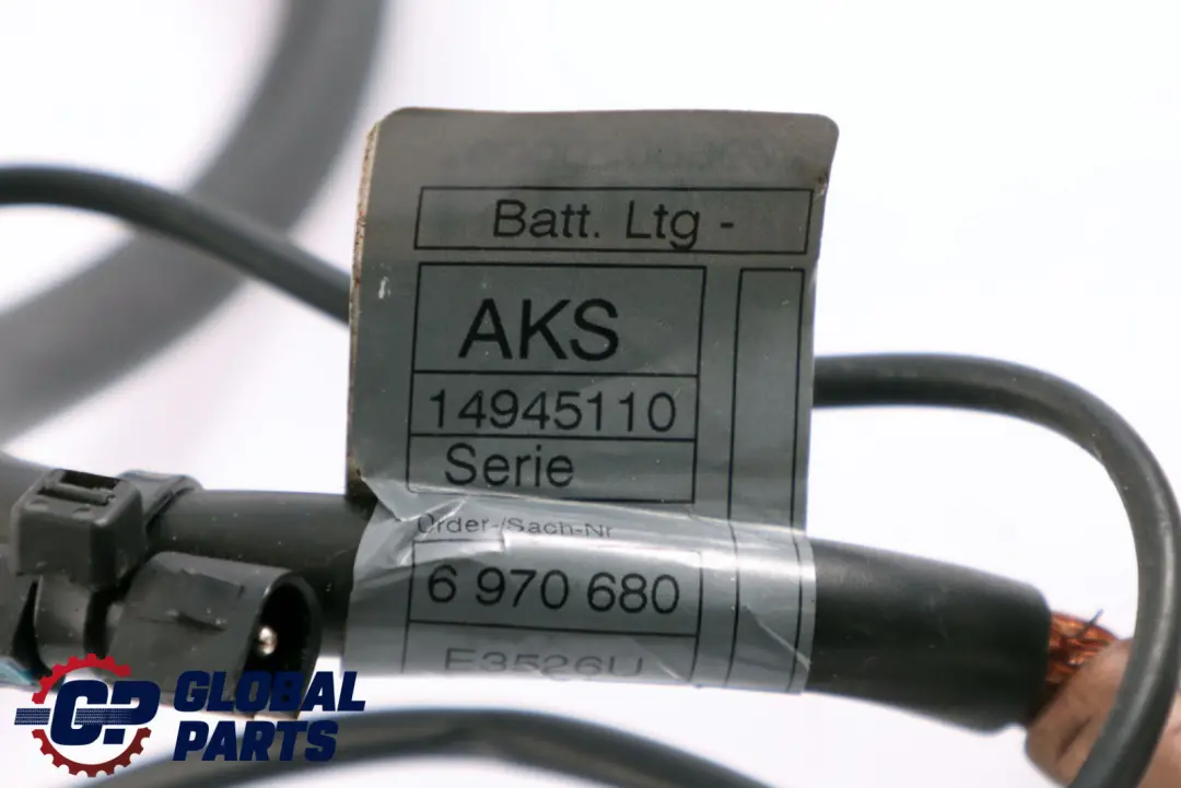 IBS Conector del cable negativo De La bateria 6944687 para BMW E60 con número de pieza 6940698 BMW E60 IBS Conector del cable negativo De La bateria 6944687 - SKU 6940698 - Número de pieza 6940698