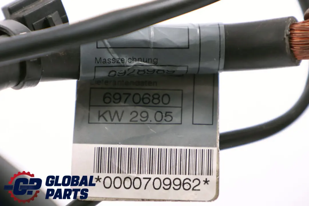 BMW E60 IBS Conector del cable negativo De La bateria 6944687 - SKU 6940698 - Número de pieza 6940698