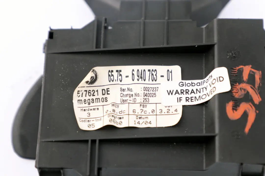 BMW E65 E66 E67 Moduł Czujnik Sterownik Sensor Alarmu - SKU 6940763 - Numer Części 6940763