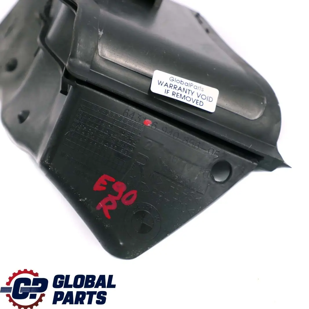 Scarico Acqua Destro Copertura Trim per BMW E90 E91 E92 E93 con numero di parte 6940856 BMW E90 E91 E92 E93 Scarico Acqua Destro Copertura Trim - SKU 6940856 - Numero di parte 6940856