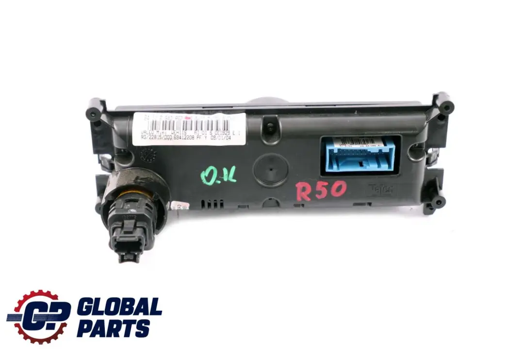 Panneau commande chauffage automatique Climatisation pour Mini Cooper R50 R53 à propos du numéro de pièce 6940862 Mini Cooper R50 R53 Panneau commande chauffage automatique Climatisation - SKU 6940862 - Numéro de pièce 6940862