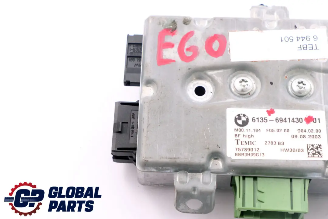 BMW E60 E63 Moduł Sterownik Drzwi Prawy Przód - SKU 6941430 - Numer Części 9110846