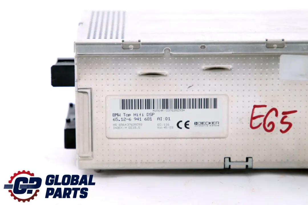 Top-Hifi System Amplifier Logic 7 DSP to BMW 7 Series E65 E66 E67 with Part number 6941681 BMW 7 Series E65 E66 E67 Top-Hifi System Amplifier Logic 7 DSP - SKU 6941681 - Part number 6941681