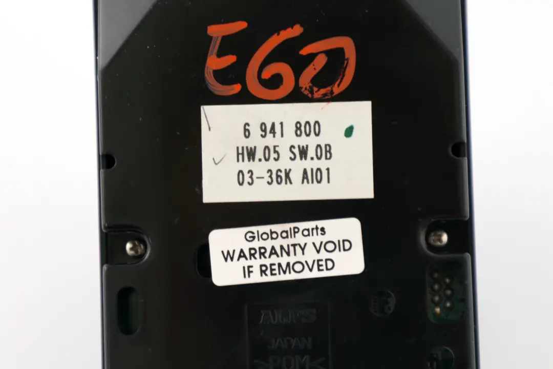 iDrive Controlador de navegación para BMW E60 E61 E63 E64 con número de pieza 65826944884 BMW E60 E61 E63 E64 iDrive Controlador de navegación - SKU 6941800 - Número de pieza 65826944884