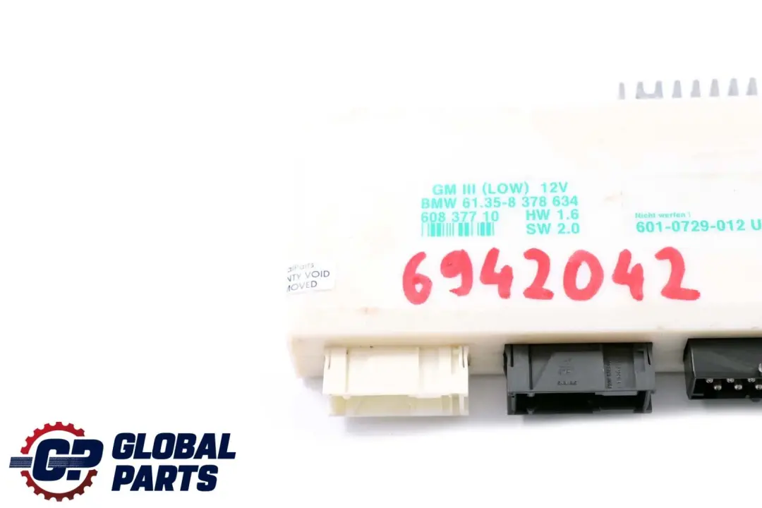 Modul Steuergerät Grundmodul GM III LOW für BMW 5 er E39 mit Teilenummer 8378634 BMW 5 er E39 Modul Steuergerät Grundmodul GM III LOW - SKU 6942042 - Teilenummer 8378634