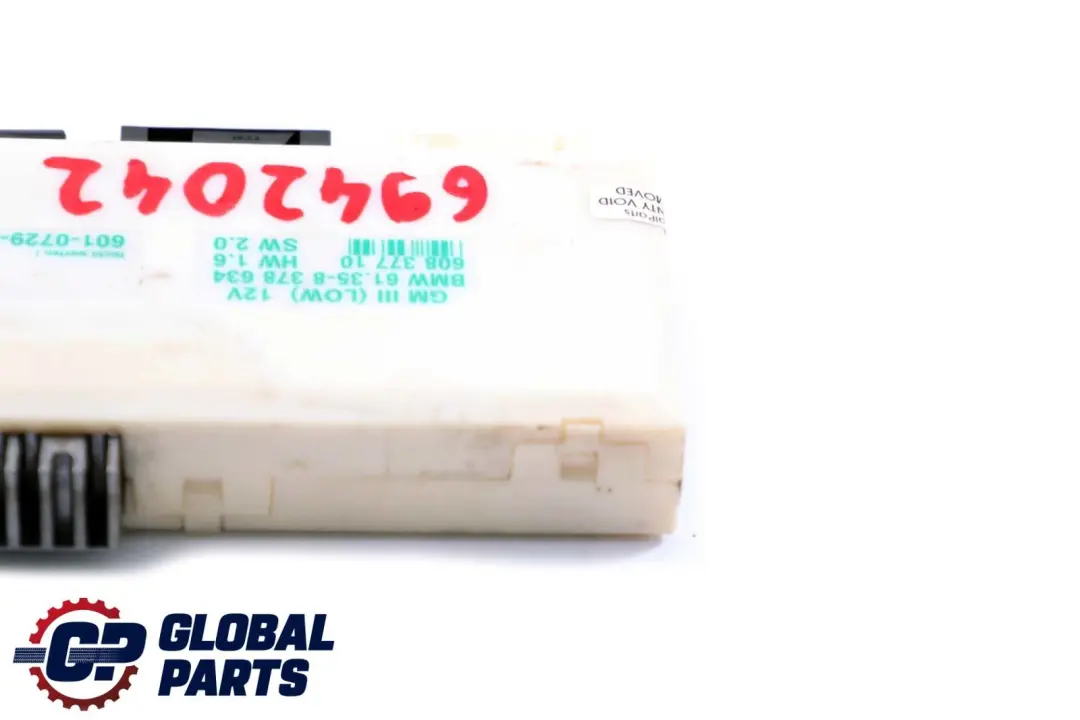 Modul Steuergerät Grundmodul GM III LOW für BMW 5 er E39 mit Teilenummer 8378634 BMW 5 er E39 Modul Steuergerät Grundmodul GM III LOW - SKU 6942042 - Teilenummer 8378634