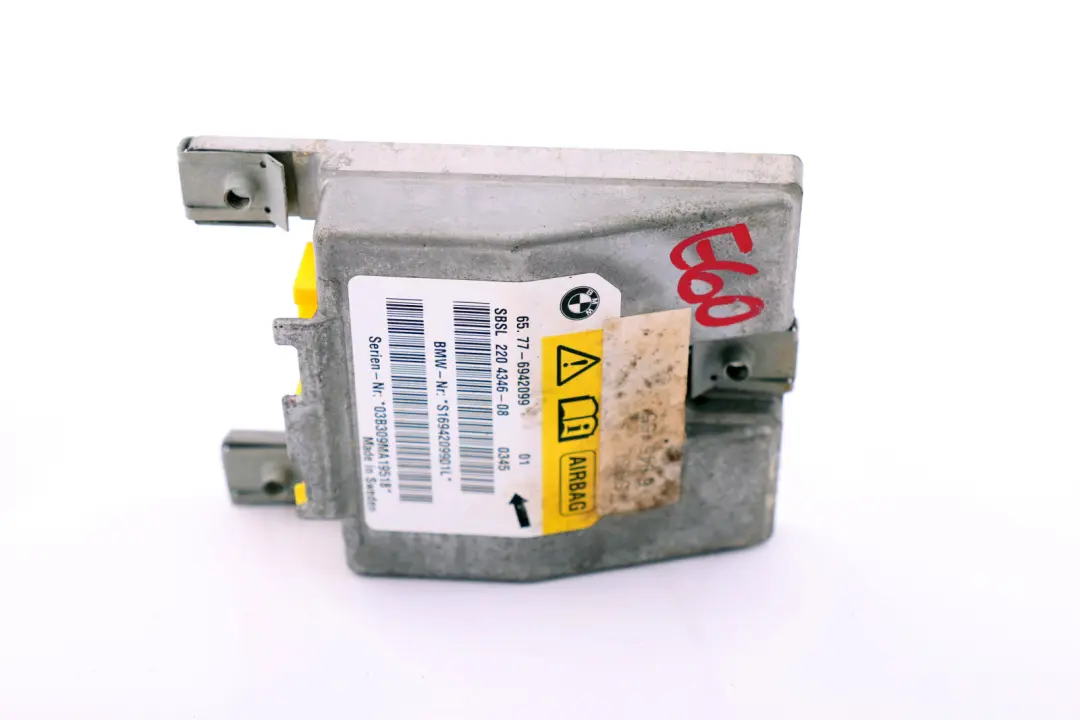 Série 5 6 E60 E61 E63 Capteur d'airbag du montant B gauche pour BMW à propos du numéro de pièce 6974364 BMW Série 5 6 E60 E61 E63 Capteur d'airbag du montant B gauche - SKU 6942099 - Numéro de pièce 6974364