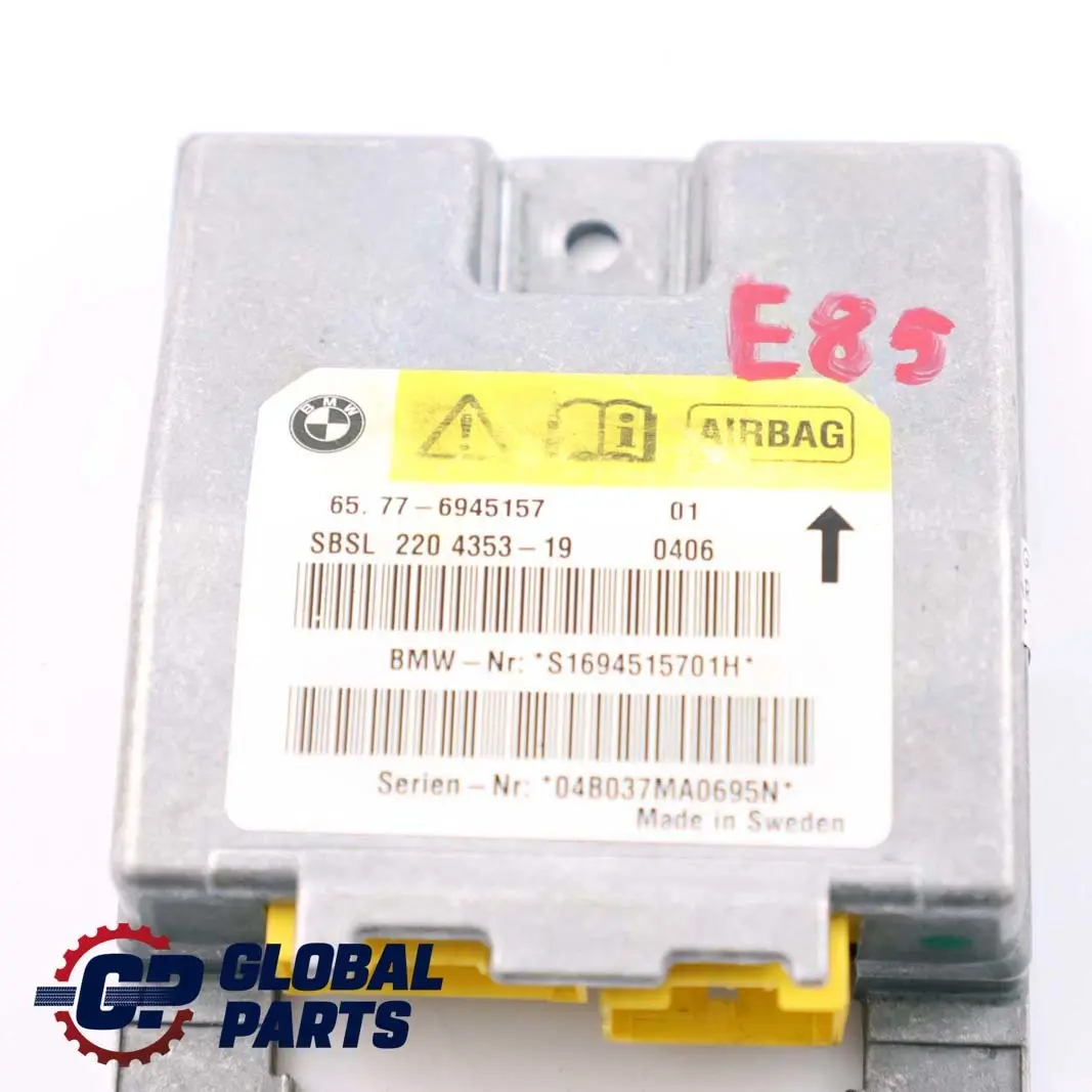 Capteur de pilier B Gauche 6945157 pour BMW E64 E89 à propos du numéro de pièce 6942101 BMW E64 E89 Capteur de pilier B Gauche 6945157 - SKU 6942101 - Numéro de pièce 6942101