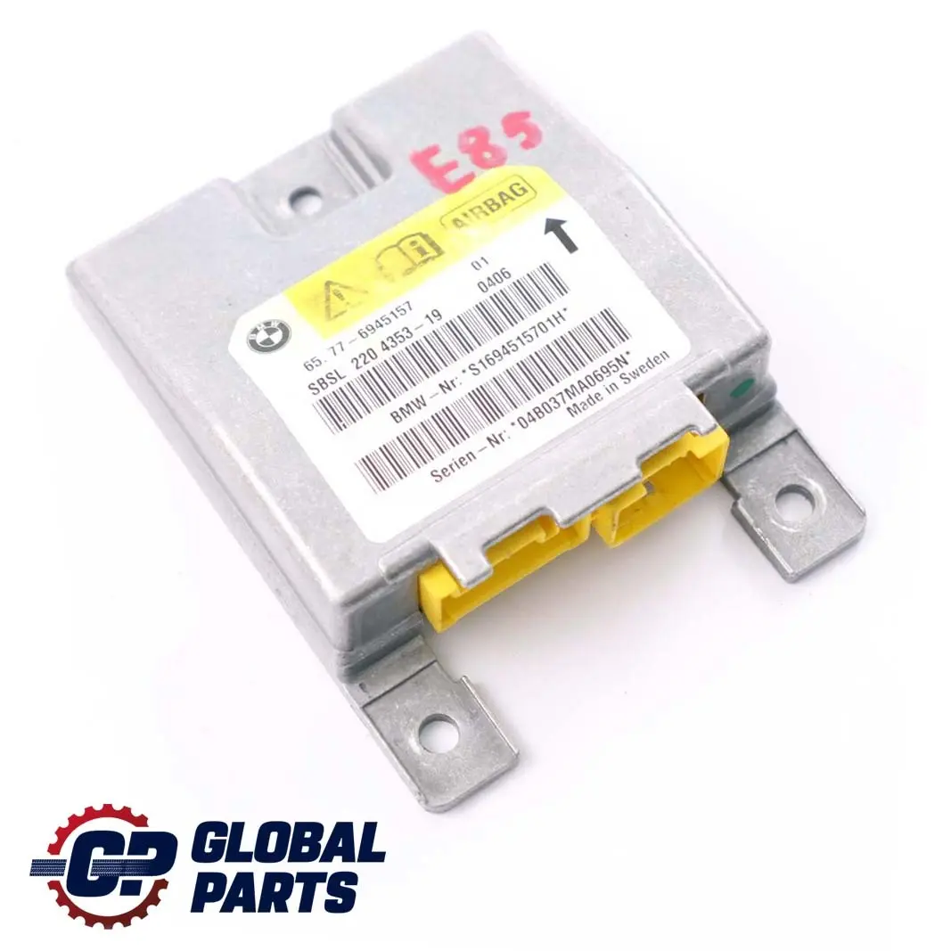 Moduł Sensor Poduszek Airbag Lewy do BMW E64 Z4 E89 o numerze 6942101 BMW E64 Z4 E89 Moduł Sensor Poduszek Airbag Lewy - SKU 6942101 - Numer Części 6942101