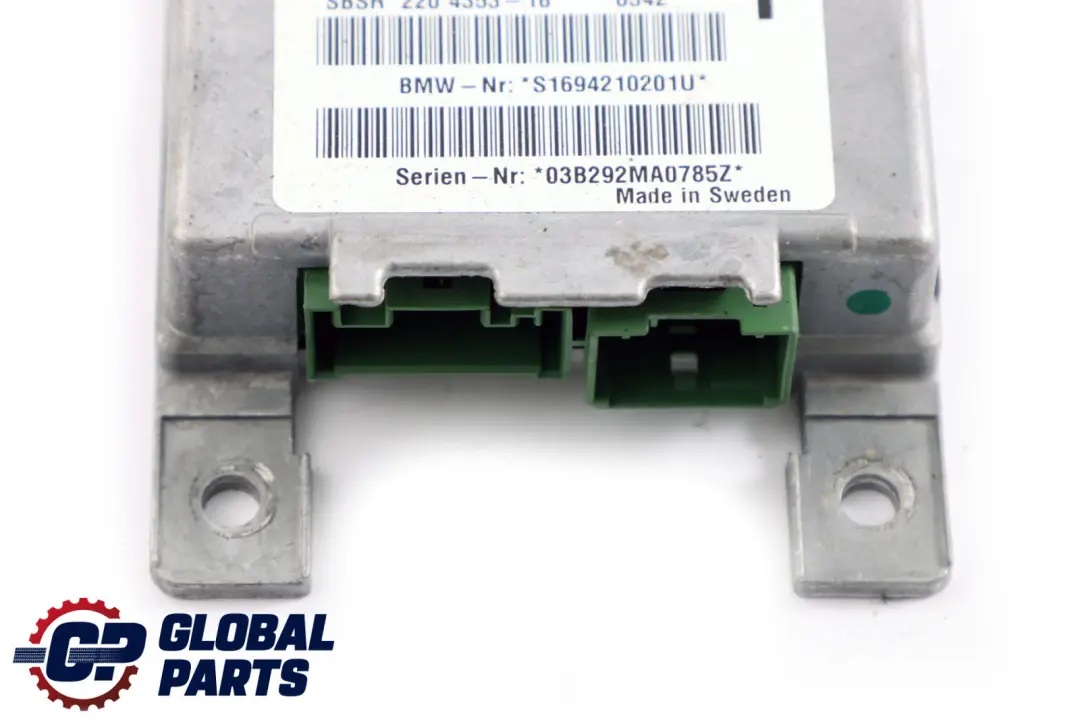 Sensor B-pillar Airbag Right O/S to BMW 6 Z4 Series E64 E85 with Part number 6962888 BMW 6 Z4 Series E64 E85 Sensor B-pillar Airbag Right O/S - SKU 6942102 - Part number 6962888