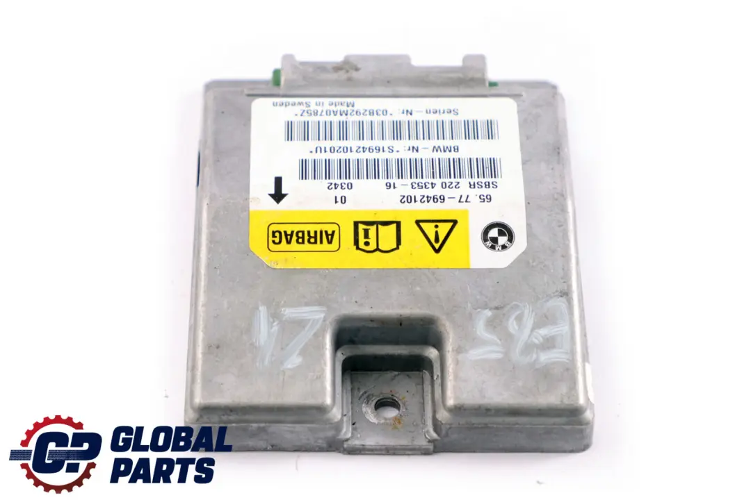 Capteur Airbag Pilier B Droit pour BMW E64 Z4 E85 à propos du numéro de pièce 6962888 BMW E64 Z4 E85 Capteur Airbag Pilier B Droit - SKU 6942102 - Numéro de pièce 6962888