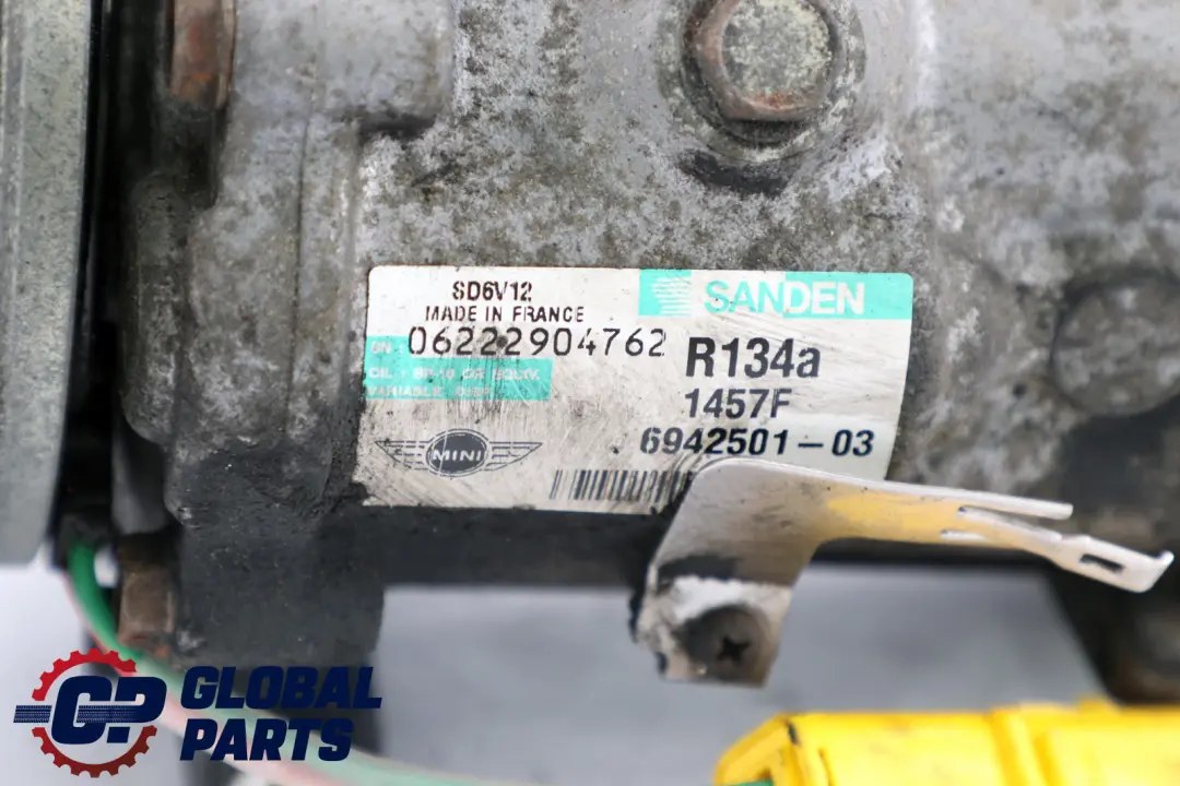 Condizionata per Mini Cooper R55 R56 R57 LCI Compressore Aria con numero di parte 6942501 Mini Cooper R55 R56 R57 LCI Compressore Aria Condizionata - SKU 6942501 - Numero di parte 6942501