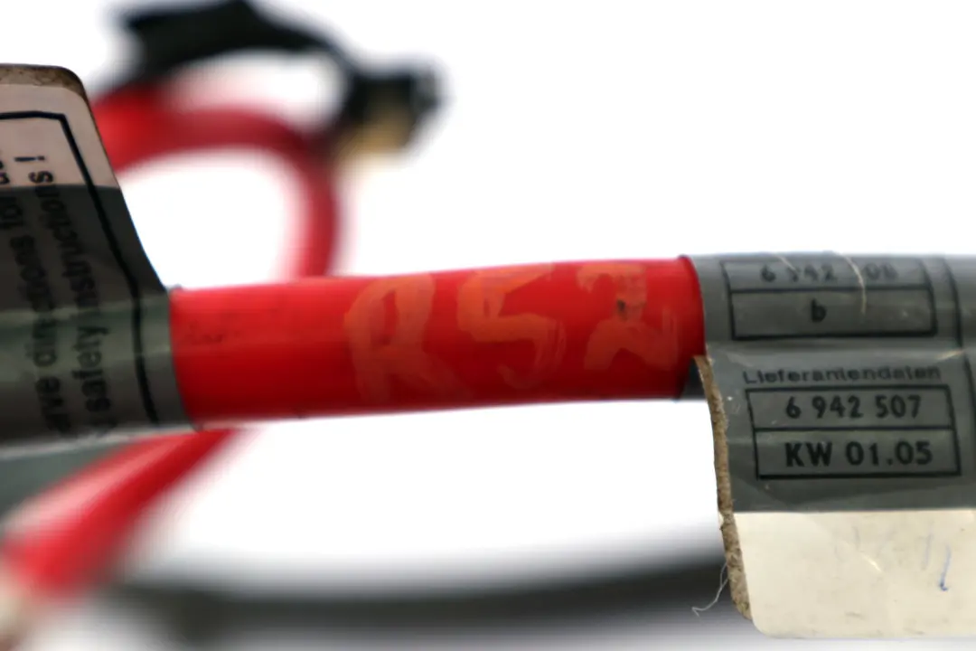 Cable Wiring Lead Positive Plus Pole to Mini R52 R53 Battery with Part number 6942507 Mini R52 R53 Battery Cable Wiring Lead Positive Plus Pole - SKU 6942507 - Part number 6942507