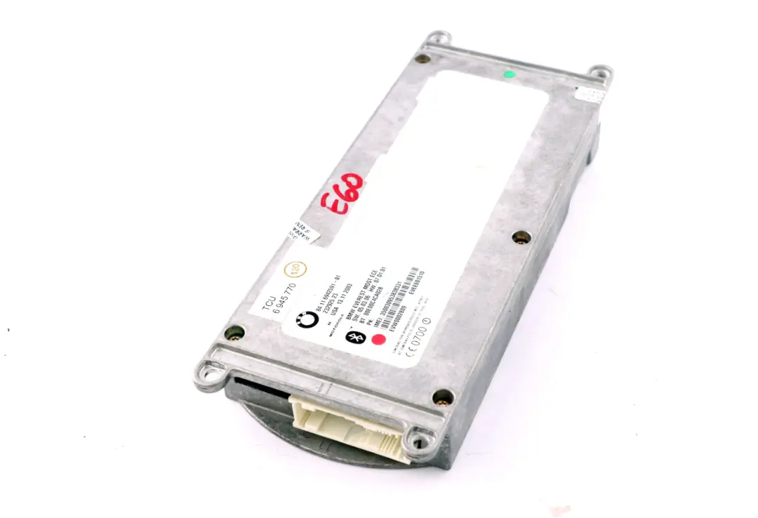 Modulo unità di controllo Bluetooth telematica per BMW E60 E61 E90 con numero di parte 9187929 BMW E60 E61 E90 Modulo unità di controllo Bluetooth telematica - SKU 6942591 - Numero di parte 9187929