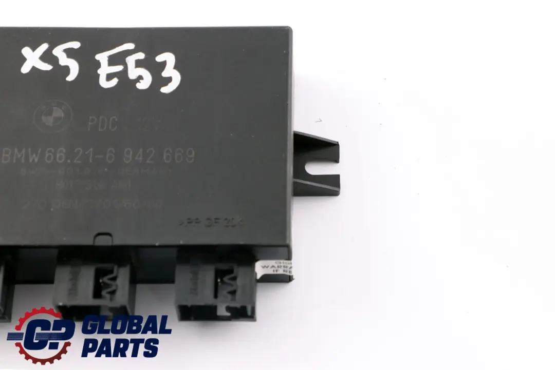PDC Parking Distance Control Unit Active Module to BMW X5 Series E53 with Part number 6942669 BMW X5 Series E53 PDC Parking Distance Control Unit Active Module - SKU 6942669 - Part number 6942669