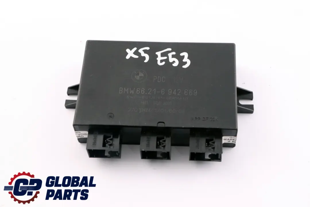 PDC Parking Distance Control Unit Active Module to BMW X5 Series E53 with Part number 6942669 BMW X5 Series E53 PDC Parking Distance Control Unit Active Module - SKU 6942669 - Part number 6942669