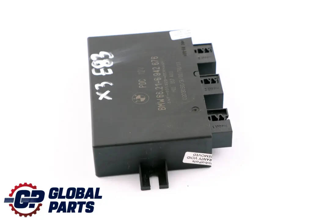 PDC Parking Distance Control Unit Active Module to BMW X3 X5 Series E53 E83 with Part number 6942676 BMW X3 X5 Series E53 E83 PDC Parking Distance Control Unit Active Module - SKU 6942676 - Part number 6942676